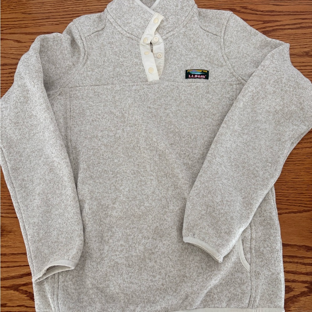 L.L. Bean Sweater Fleece Pullover